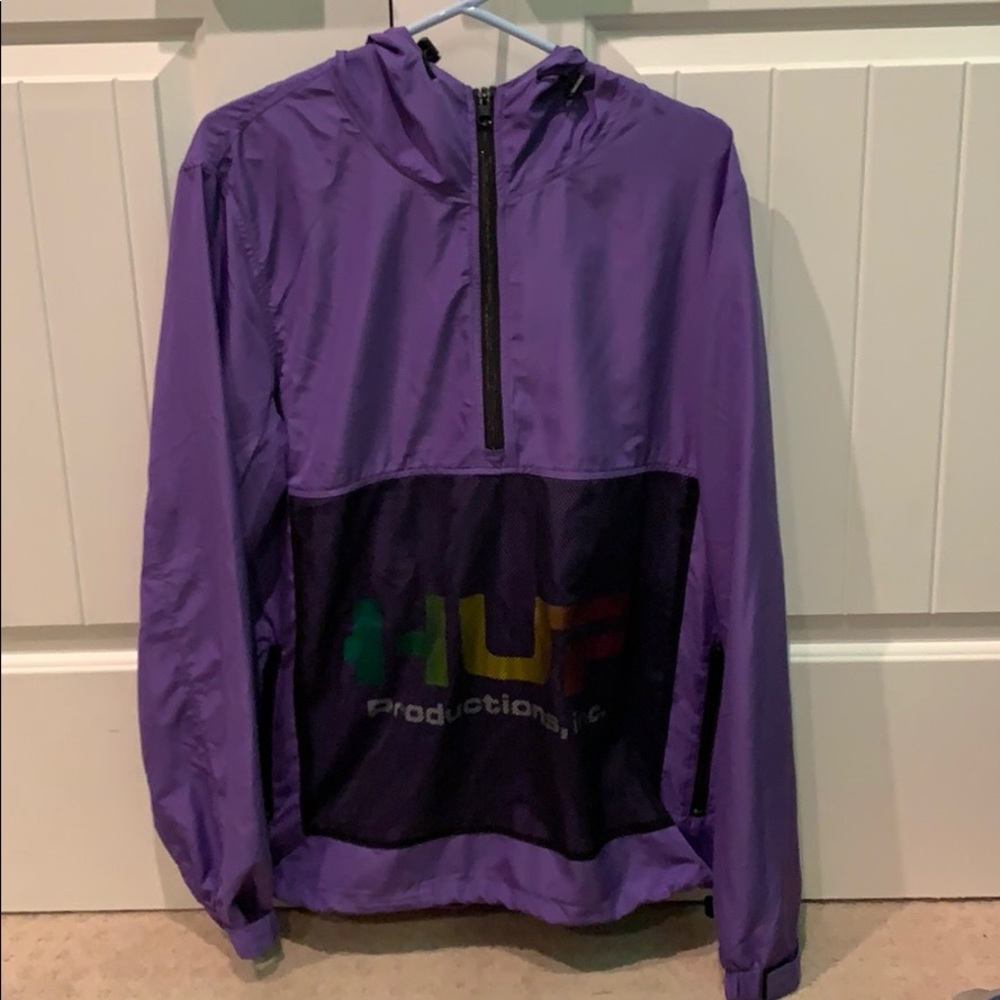 HUF track jacket WITH HOOD